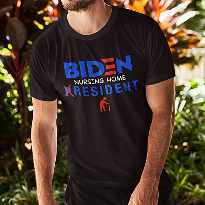 Alternative view of Biden Nursing Home Resident T-Shirt - Trump Supporter Republicans T-Shirt