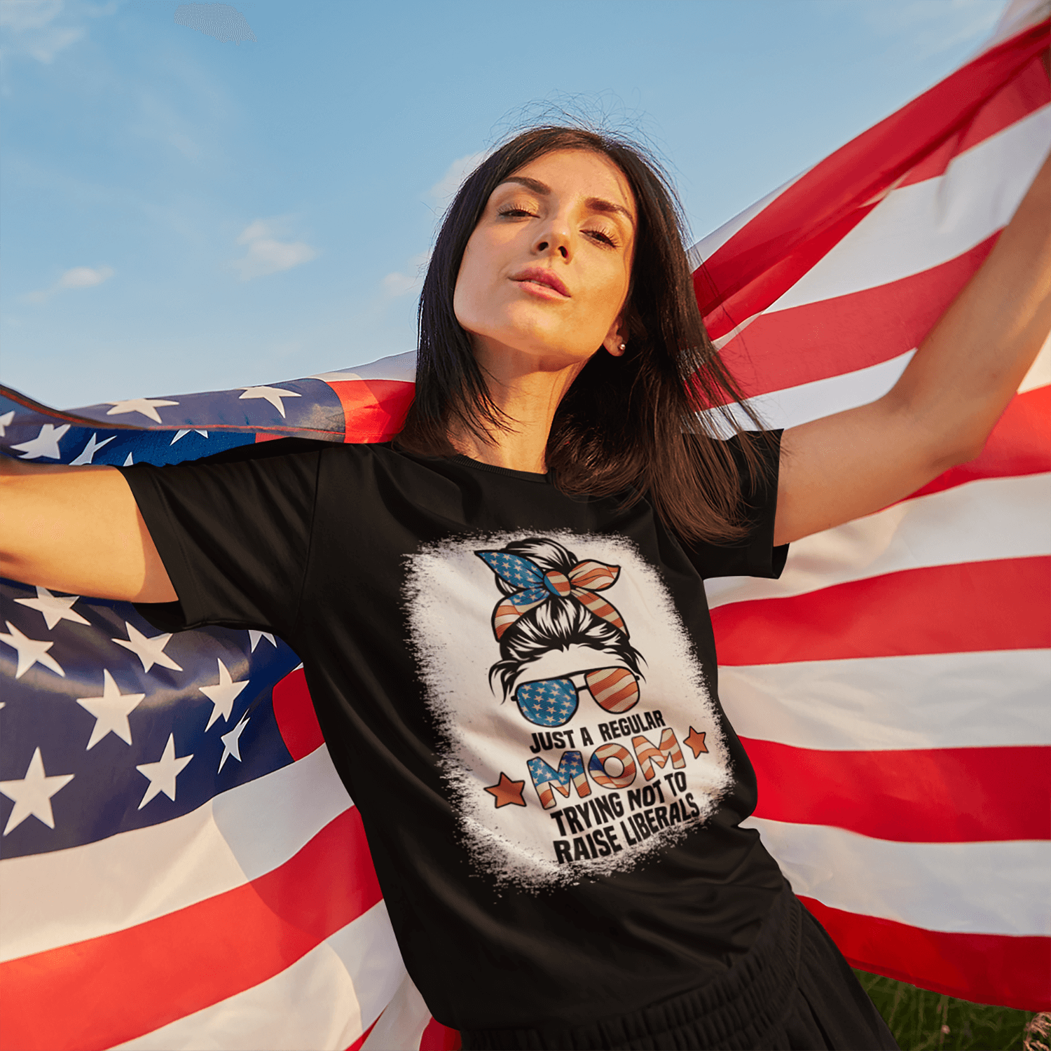 1VT. Just a Regular Mom US Flag-mk2 (1)