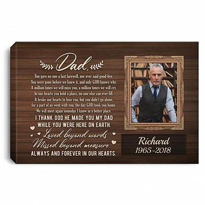 0.75'' Framed Canvas