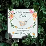 A Truly Amazing Leader Is Hard To Find Interlocking Hearts Pendant Necklace - Boss Necklace Retirement Gift