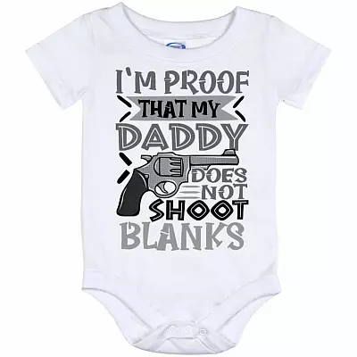 proof, White, Baby Onesie - 12 Month