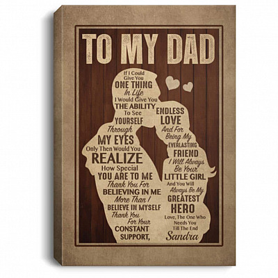 0.75'' Framed Canvas