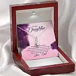 To My Daughter You Are My Pride I Will Always Protect You Alluring Beauty Pendant Necklace - Gift For Daughter