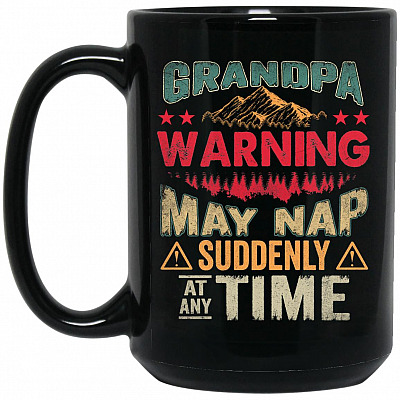 15 oz. Black Mug