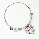 Custom Photo Dog No Longer By My Side But Forever In My Heart Heart Pendant Necklace - Missing Dog In Heaven Gift