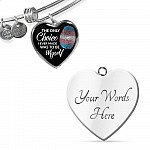 Transgender The Only Choice I Ever Made Was To Be Myself Heart Pendant Necklace - Transgender Pride Flag Gift