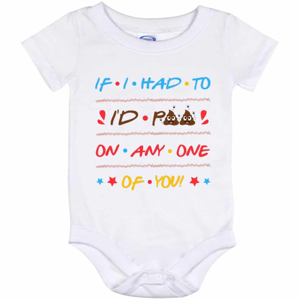 Funny If I Had to Pee, White, Baby Onesie - 12 Month