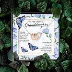 To My Dearest Granddaughter I Know You Be The Most Beautiful Chapters Interlocking Hearts Pendant Necklace