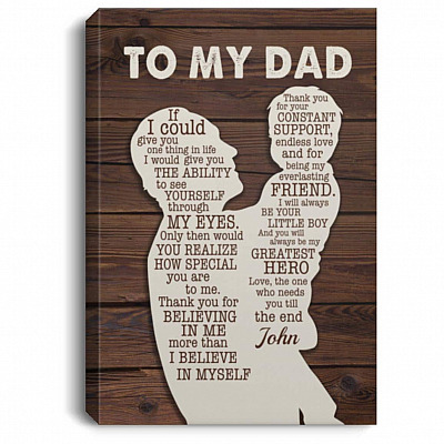 0.75'' Framed Canvas