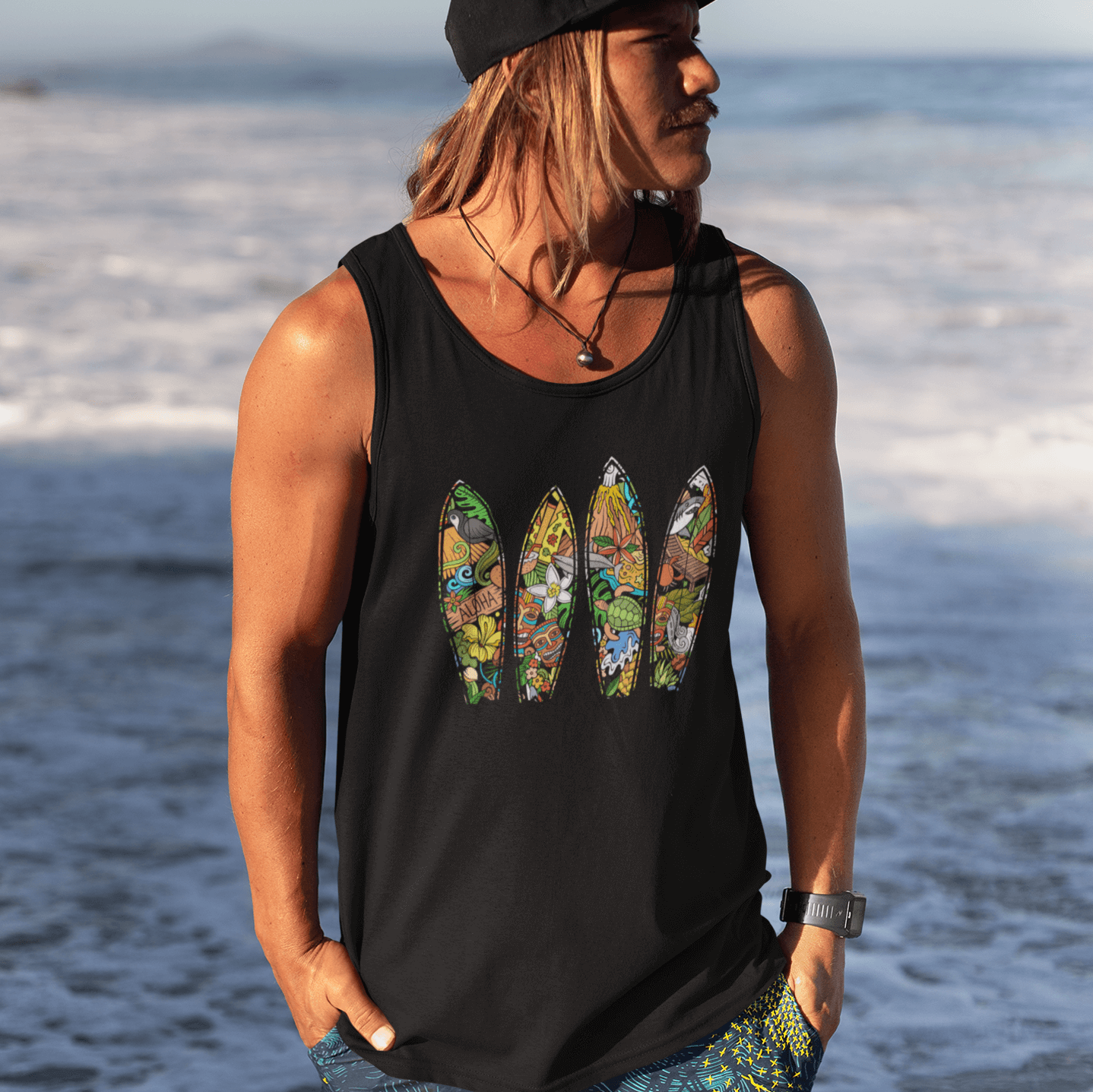 2NH. Surfing Beach Shirt mk2