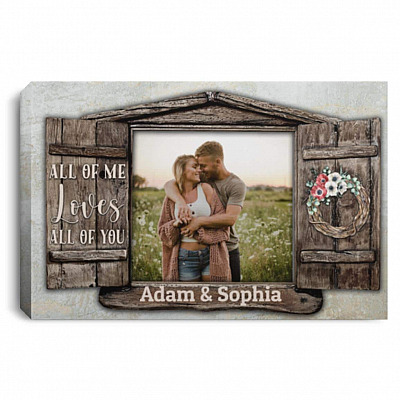 0.75'' Framed Canvas