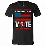 Don't Blame Me I Didn't, Black, V-Neck T-Shirt