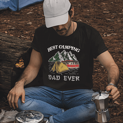 Alternative view of Best Camping Dad Ever T-Shirt