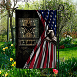 3. US Army Flag Garden Flag Mockup 5