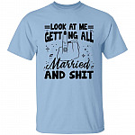 Look At Me Getting Married Tshirt, Light Blue, Unisex T-Shirt