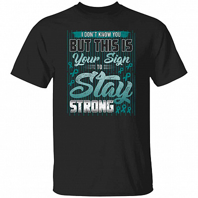 stay strong, Black, Unisex T-Shirt