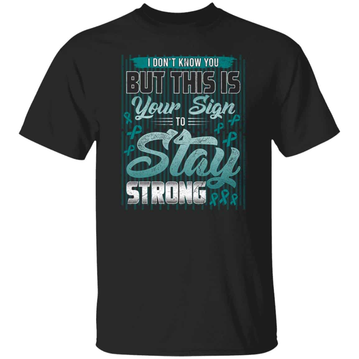 stay strong, Black, Unisex T-Shirt