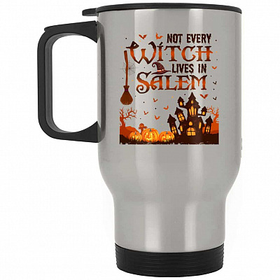 14 oz. Silver Travel Mug