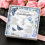 To My Dearest Granddaughter I Know You Will Be One Of The Most Beautiful Chapters Alluring Beauty Pendant Necklace
