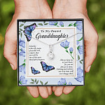 To My Dearest Granddaughter I Know You Will Be One Of The Most Beautiful Chapters Alluring Beauty Pendant Necklace
