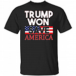 Save America t, Black, Unisex T-Shirt