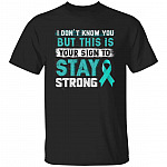 Stay Strong Shirt, Black, Unisex T-Shirt