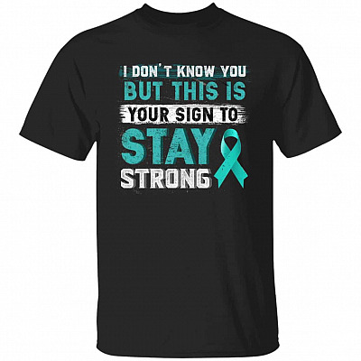 Stay Strong Shirt, Black, Unisex T-Shirt