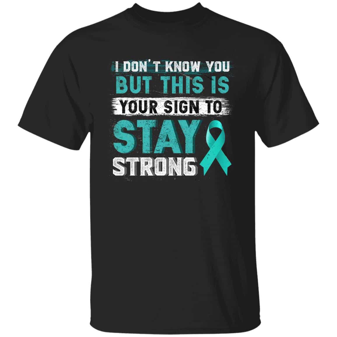 Stay Strong Shirt, Black, Unisex T-Shirt