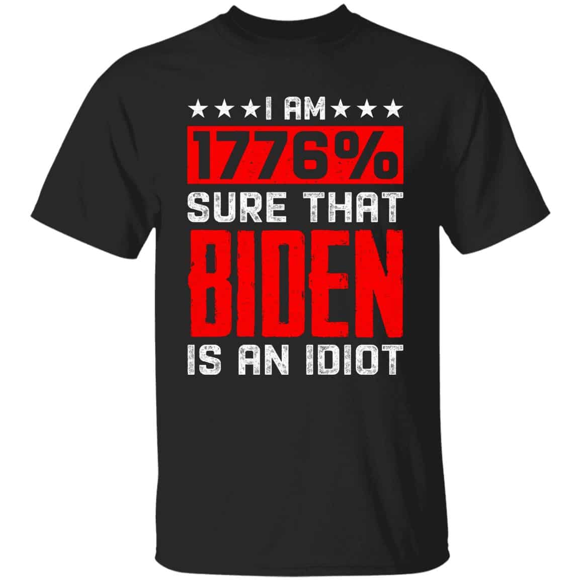 1776% Shirt, Black, Unisex T-Shirt 1776% Shirt, Black, Unisex T-Shirt
