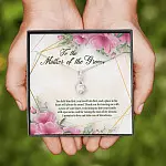 To The Mother Of The Groom You Held Him First Alluring Beauty Pendant Necklace - Mother In Law Necklace