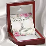 To The Mother Of The Groom You Held Him First Alluring Beauty Pendant Necklace - Mother In Law Necklace