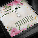 To The Mother Of The Groom You Held Him First Alluring Beauty Pendant Necklace - Mother In Law Necklace
