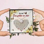 To My Daughter In Law We Both Love The Same Man Love Knot Necklace - Wedding Gifts From Mother In Law To My Daughter In Law We Both Love The Same Man Love Knot Necklace - Wedding Gifts From Mother In Law