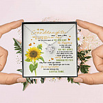 To My Granddaughter You Are The Best Of My Heart Love Knot Necklace - Granddaughter Gift From Grandma Grandpa