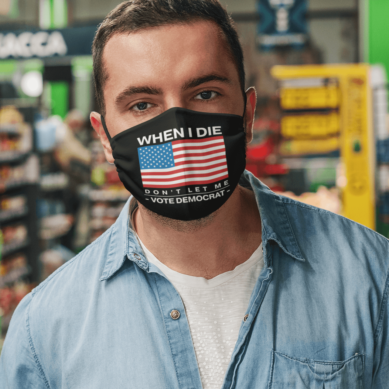 3Th. Don't Let Me Vote Democrat (MASK) mk2