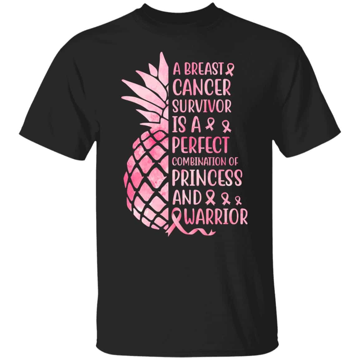 Breast Cancer Shirt, Black, Unisex T-Shirt