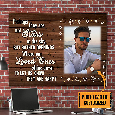 Personalized Photo Perhaps They Are Not Really Stars In The Sky Canvas Prints - Unframed Poster - Wall Art