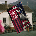 6. US Army Flag(5) House Flag Mockup 4
