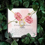 In Loving Memory Mother Forever Love Heart Pendant Necklace - Gift For Loss Of Mother