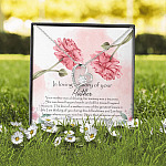 In Loving Memory Mother Forever Love Heart Pendant Necklace - Gift For Loss Of Mother