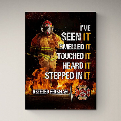 Alternative view of I've Seen It Smelled It Touched It Heard It Stepped in It Framed Canvas Prints - Unframed Poster - Decor Wall Art