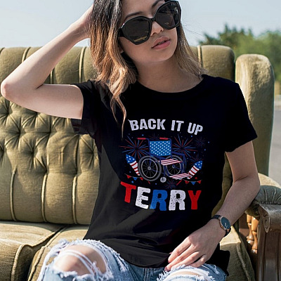 Alternative view of Back It Up Terry T-Shirt