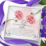 In Loving Memory Mother Love Knot Pendant Necklace - Gift For Loss Of Mother