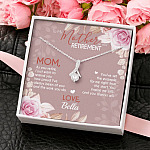 Personalized To Mother On Your Retirement Alluring Beauty Necklace - Luxury Gift Necklace For Mom