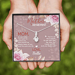 Personalized To Mother On Your Retirement Alluring Beauty Necklace - Luxury Gift Necklace For Mom