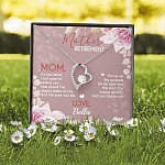 Personalized To Mother On Your Retirement Forever Love Necklace - Luxury Gift Necklace For Mom