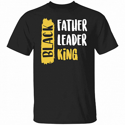 Black Dad Leader t, Black, Unisex T-Shirt