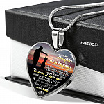 To My Daughter You Are The Beat Of My Heart Heart Pendant Necklace - Necklace Gift For Daughter