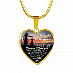 To My Daughter You Are The Beat Of My Heart Heart Pendant Necklace - Necklace Gift For Daughter