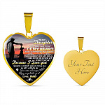 To My Daughter You Are The Beat Of My Heart Heart Pendant Necklace - Necklace Gift For Daughter